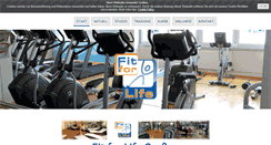 Desktop Screenshot of fit-forlife.de